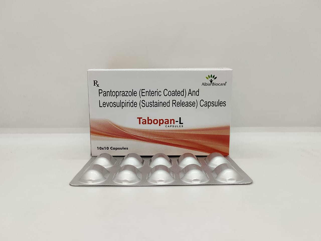 TABOPAN-L Capsule | Pantoprazole 40 mg +Levosulpiride 75mg (SR) 